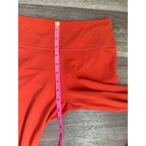 Nike Dri-Fit Women's Athletic Leggings Bright Orange High Rise Workout Small - Picture 11 of 12